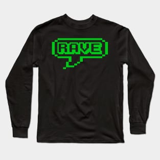 RAVE MUSIC LOVERS - collector green fluo edition Long Sleeve T-Shirt